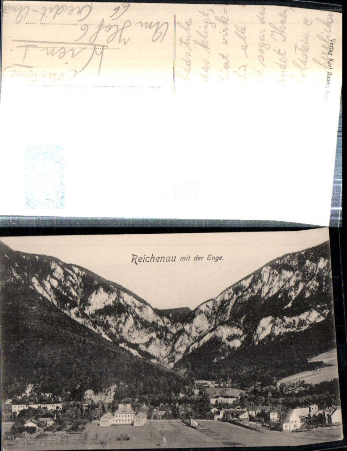 308891,Reichenau an d. Rax Teilansicht m. d. Enge