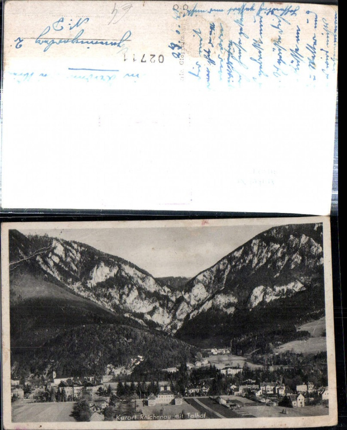 308907,Reichenau an d. Rax Teilansicht m. Talhof Thalhof