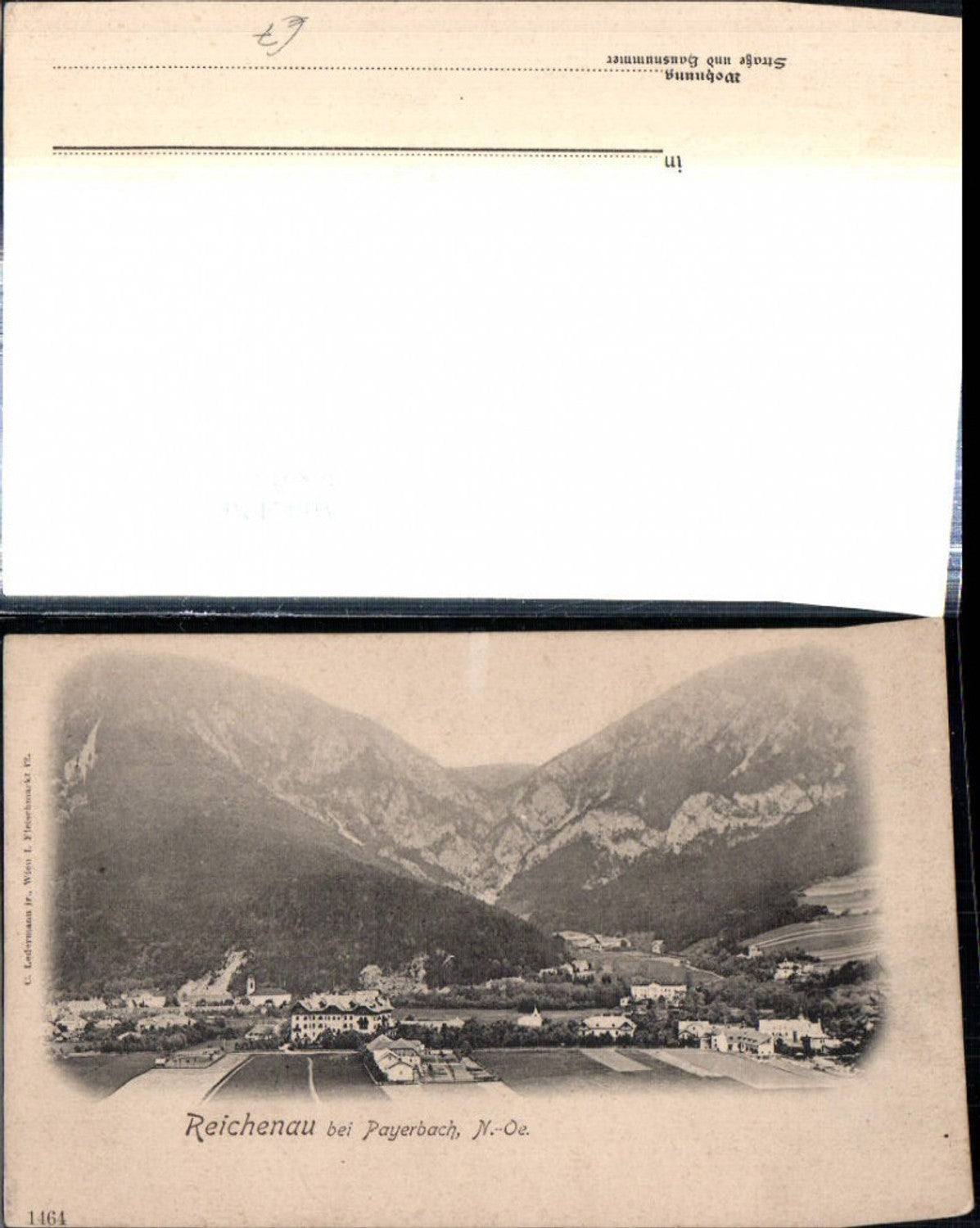 308913,Reichenau an d. Rax b. Payerbach Teilansicht Bergkulisse