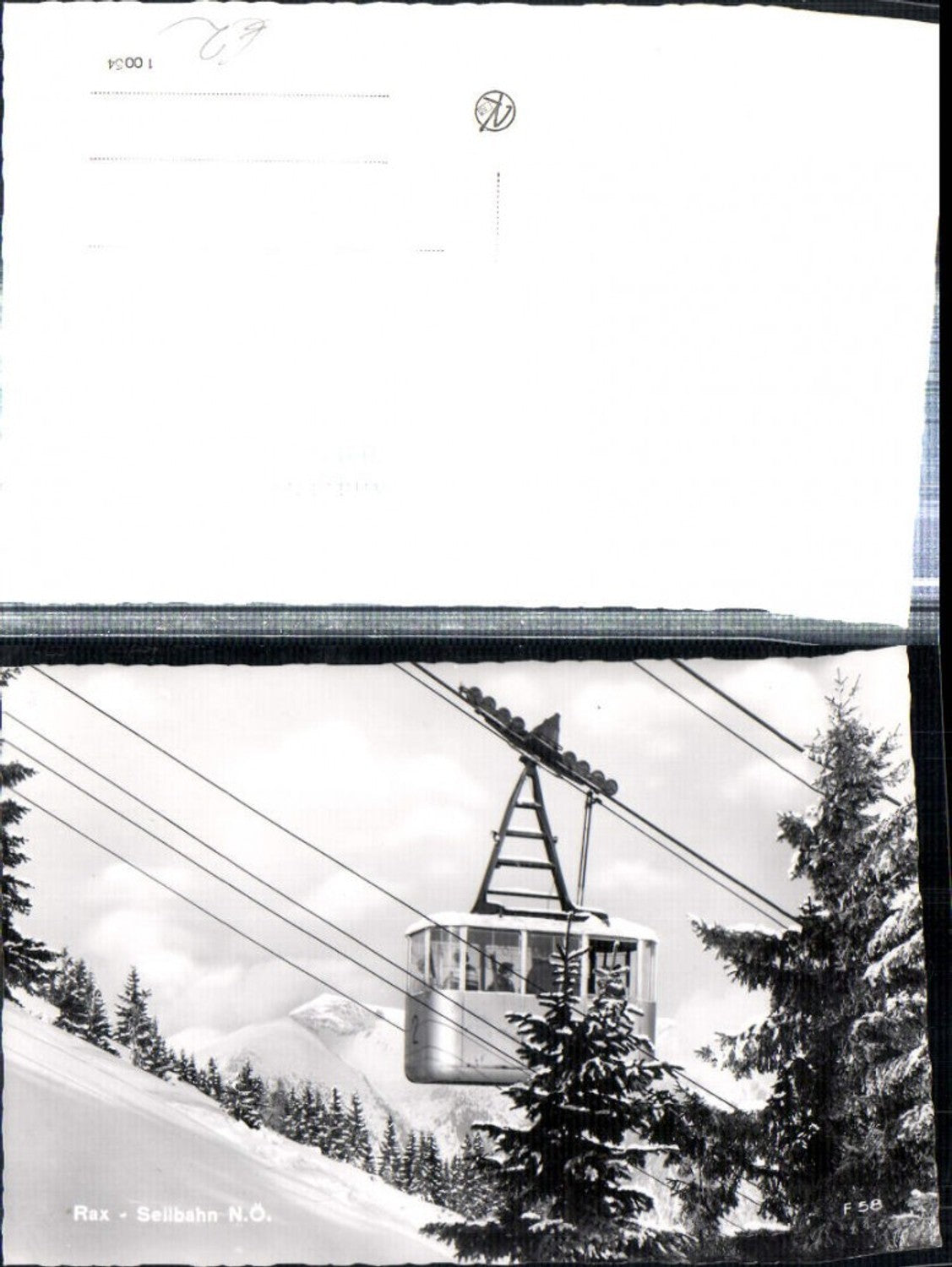 309139, Rax cable car near Reichenau, mountain scenery, winter scene