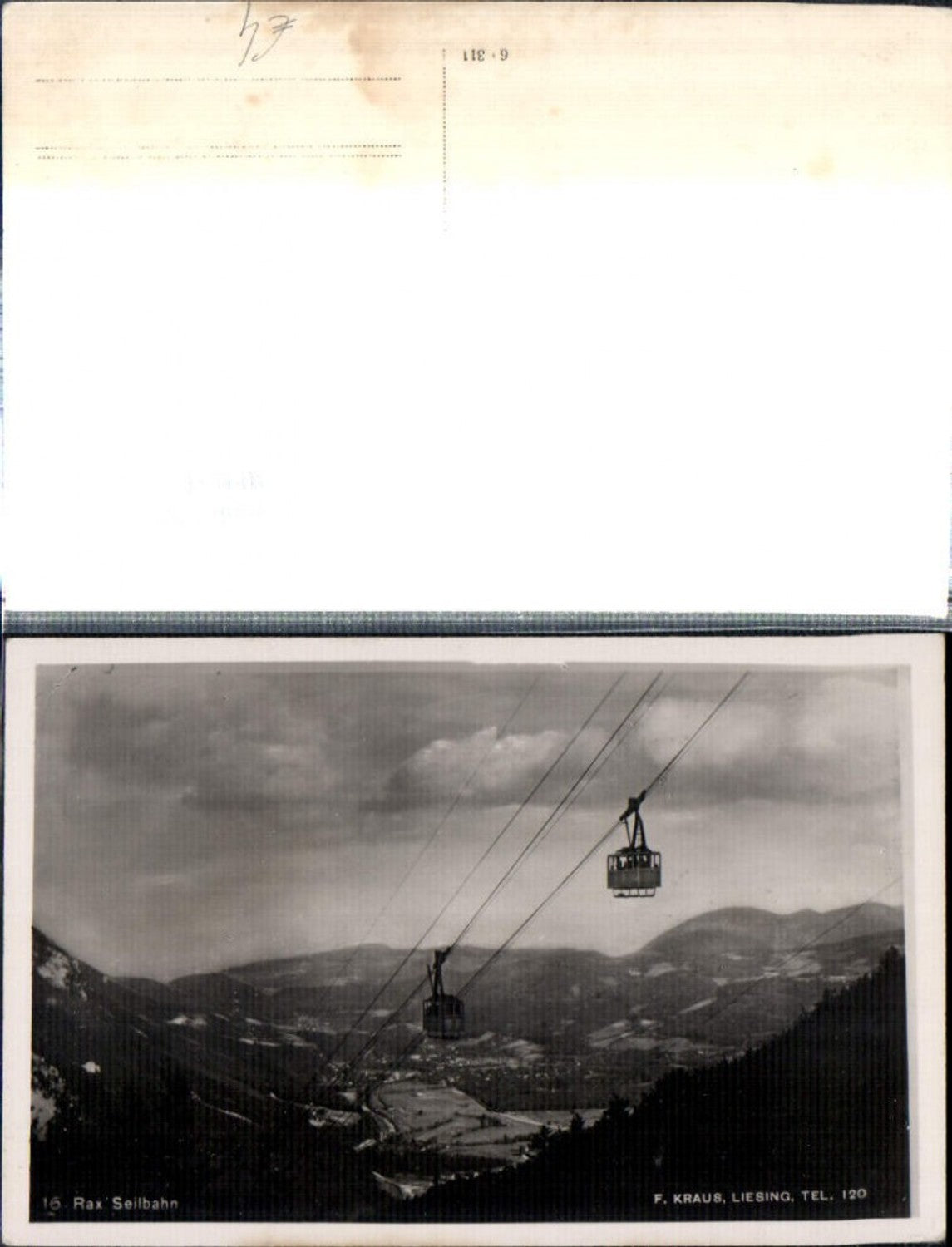 309141,Rax Seilbahn b. Reichenau