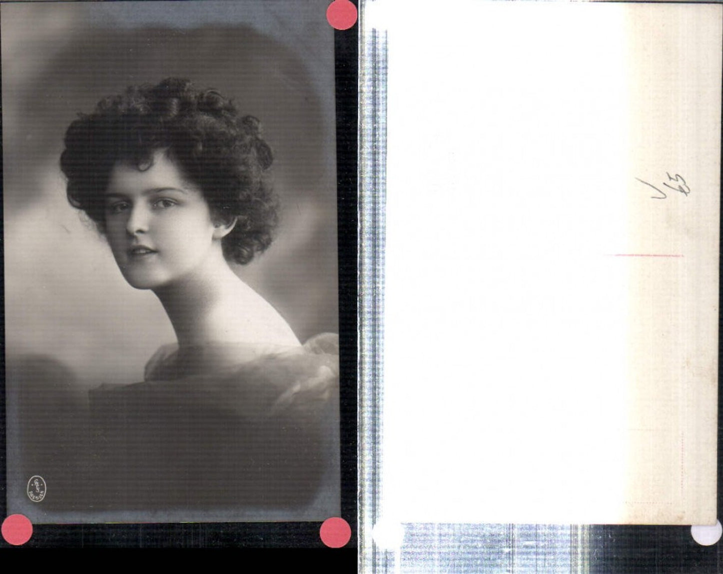 309283,Foto AK Frau Mädchen Portrait pub CAFS Dresden
