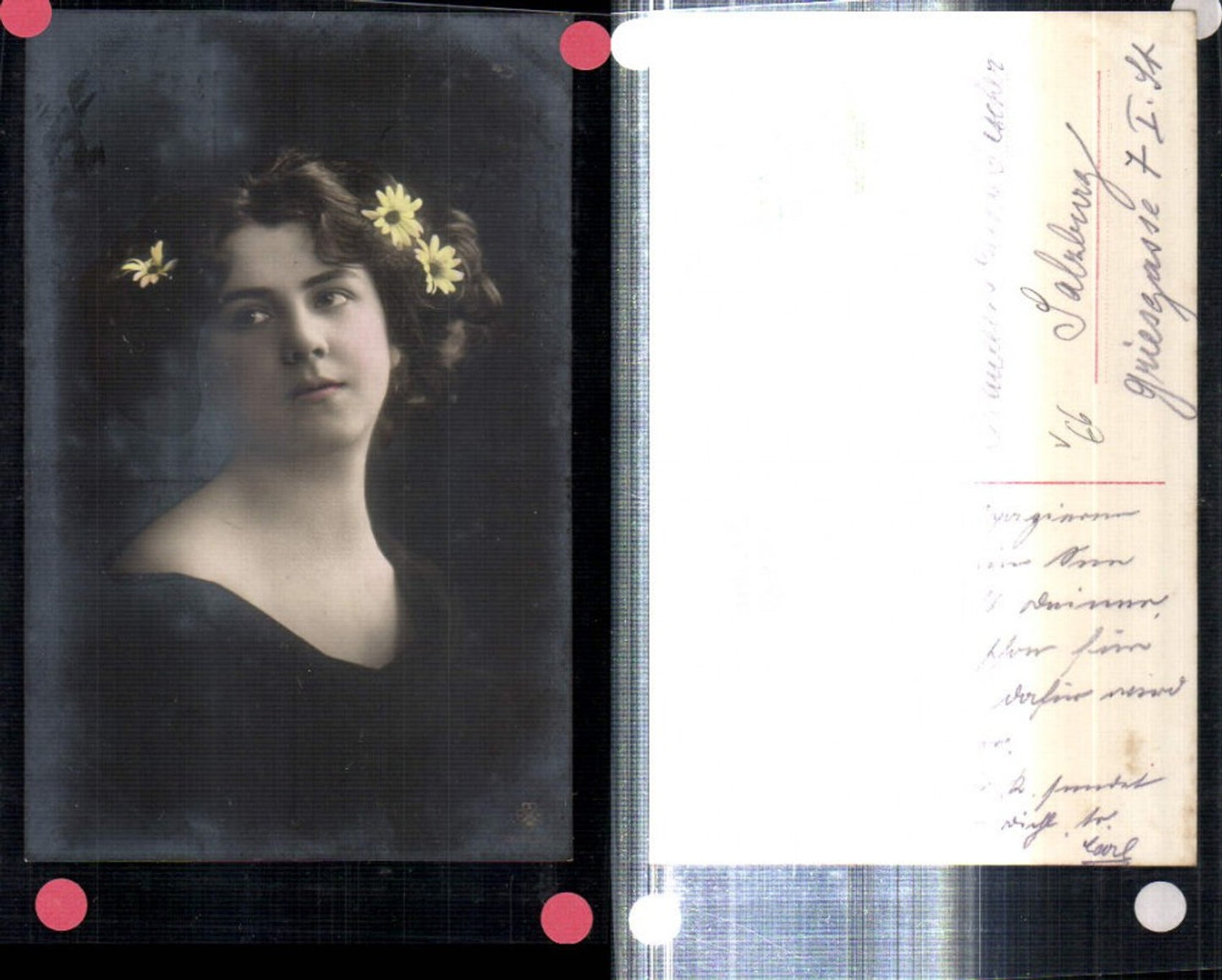309297, Woman with flowers in her hair, portrait, pub SBW RPH 1541/42