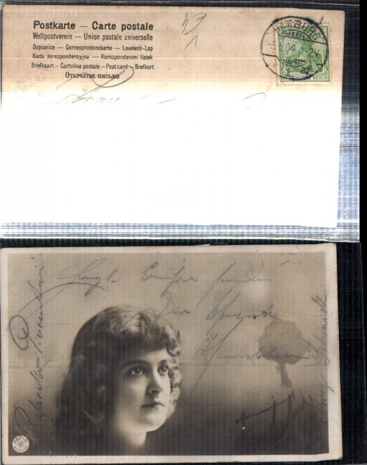 309326,Frau Mädchen m. Locken Portrait pub NPG 267/5