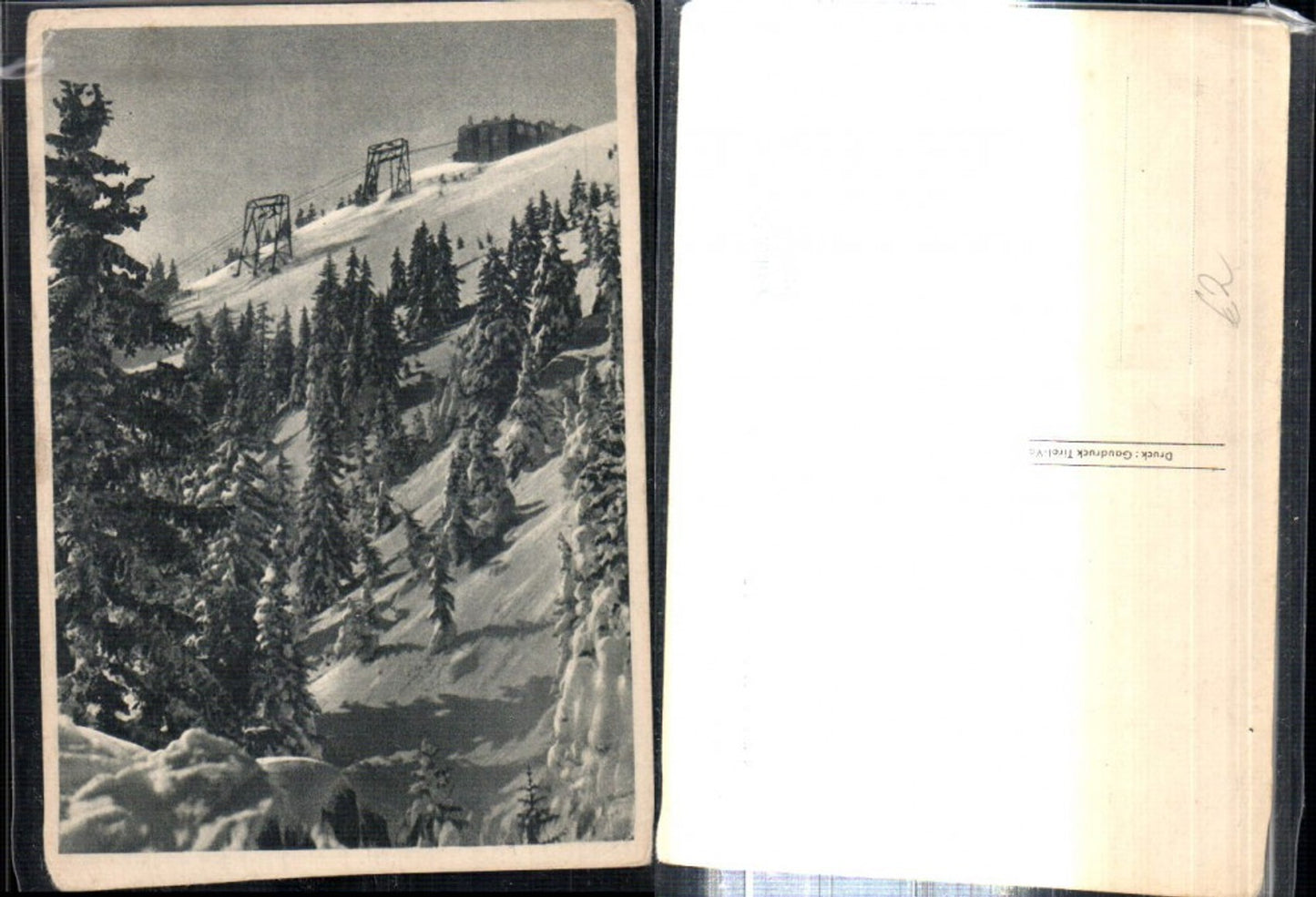 309363,Reichenau an d. Rax Raxbahn Bergstation Seilbahn Winterbild