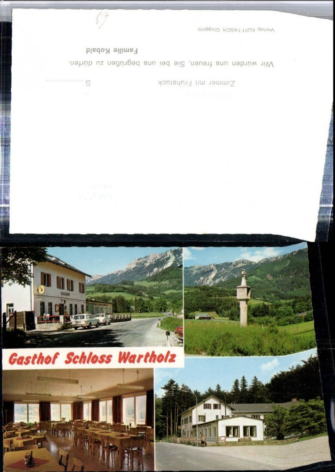 309395,Reichenau an d. Rax Gasthof Schloss Wartholz Bildstock Mehrbildkarte