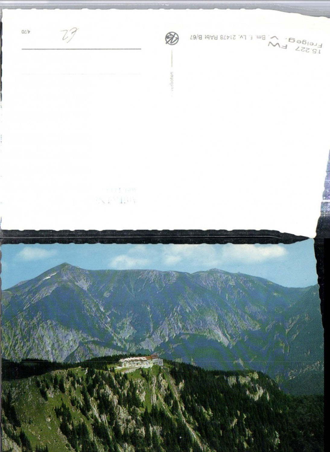 309403,Rax Berghotel u. Schneeberg b. Reichenau Bergkulisse