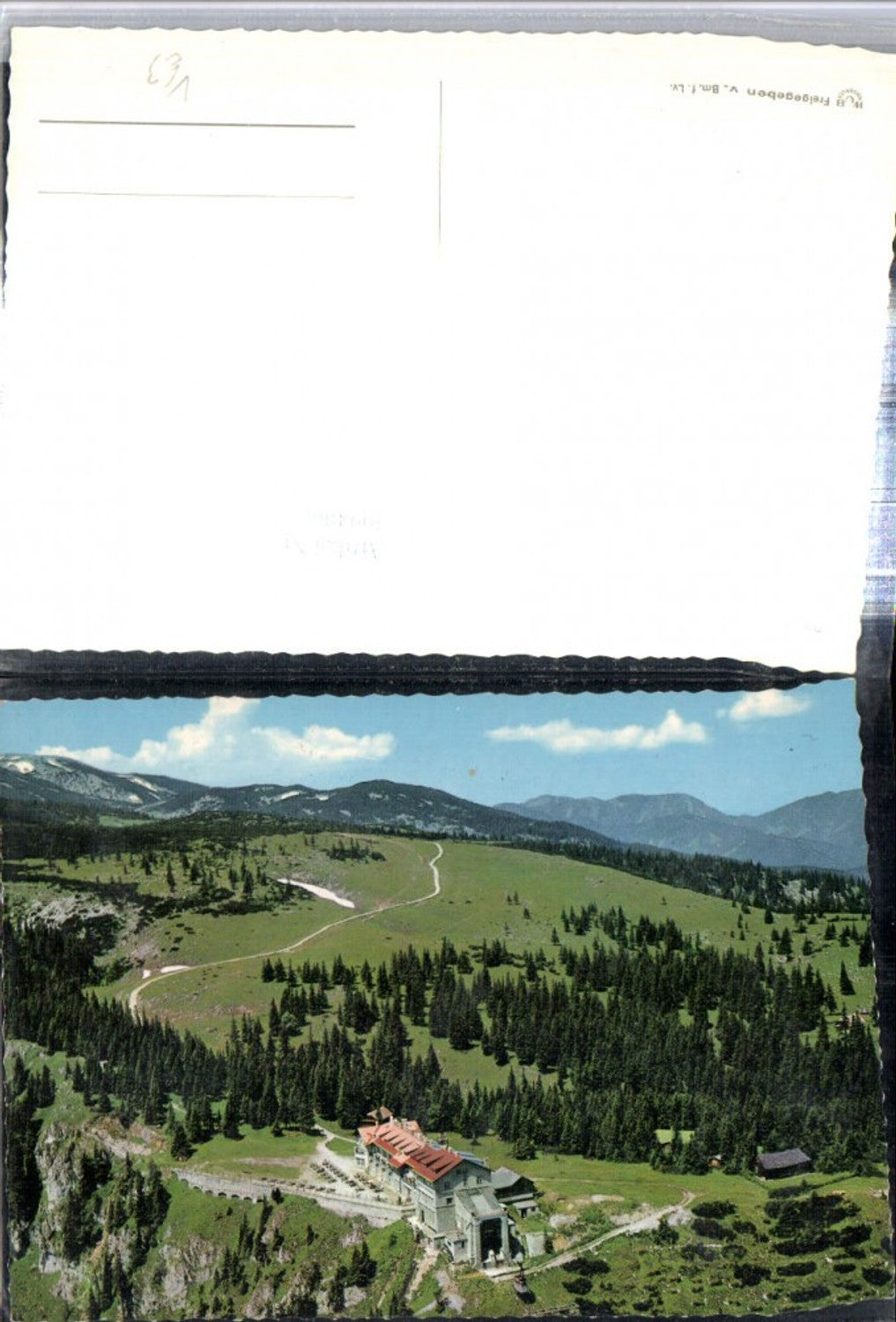 309406,Rax Bergstation b. Reichenau Bergkulisse pub Alpine Luftbild 54950