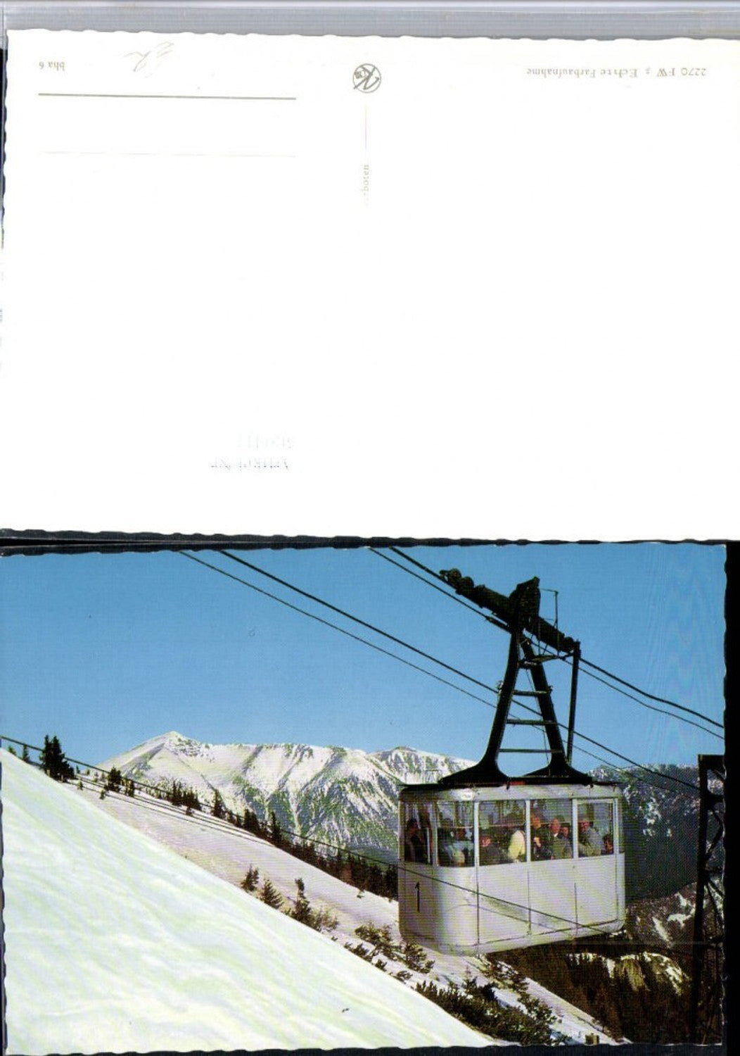 309411,Seilbahn auf d. Raxalpe b. Reichenau Bergkulisse Winterbild