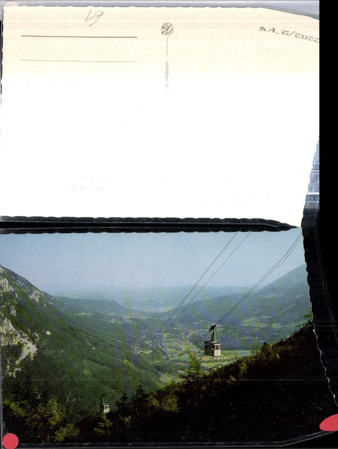 309416,Raxseilbahn Seilbahn mit Blick auf Reichenau Totale