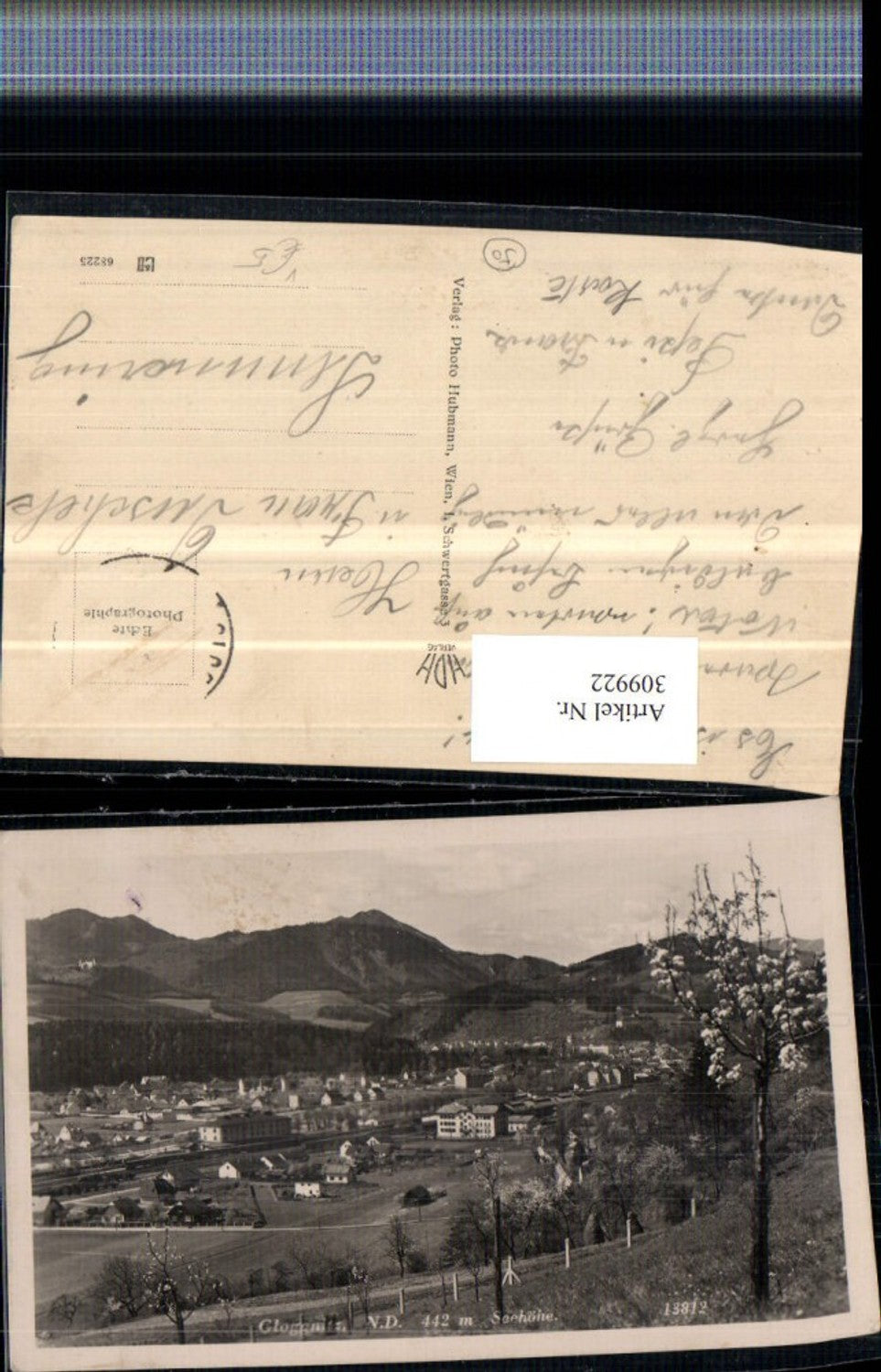 309922,Gloggnitz Totale Bergkulisse pub Foto Hubmann 13812