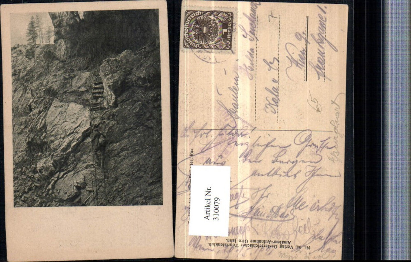 310079, Rax Teufelsbadstube near Reichenau, Large Ladder, Mountaineers