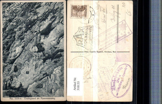 310155,Rax Einstiegswand am Alpenvereinssteig b. Reichenau Leiter