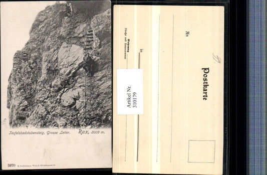 310179,Rax Teufelsbadstubensteig b. Reichenau Große Leiter Bergsteiger