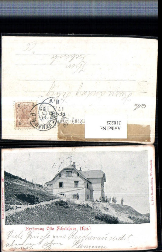 310222,Erzherzog Otto Schutzhaus Berghütte b. Reichenau