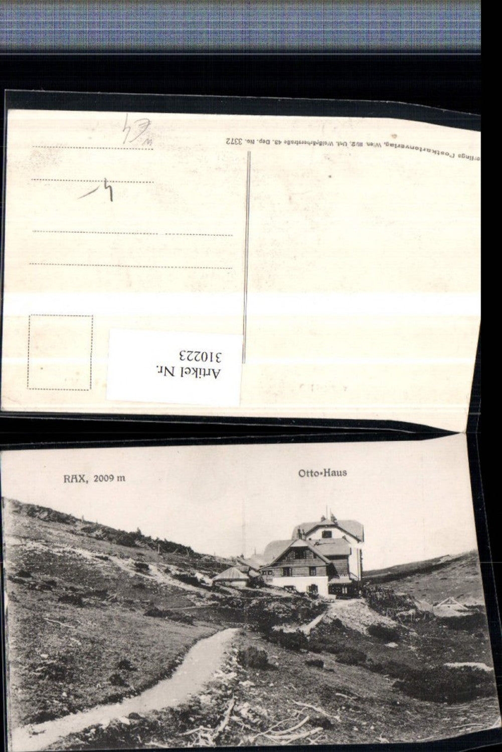 310223,Rax Ottohaus Berghütte b. Reichenau pub Sperling 3372