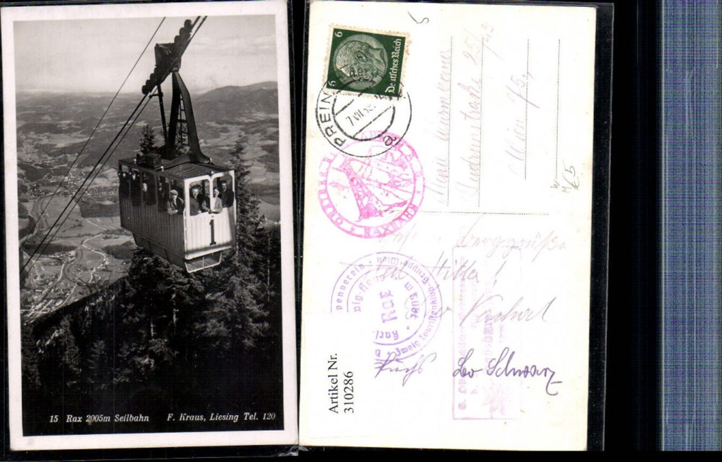 310286,Rax Seilbahn b. Reichenau