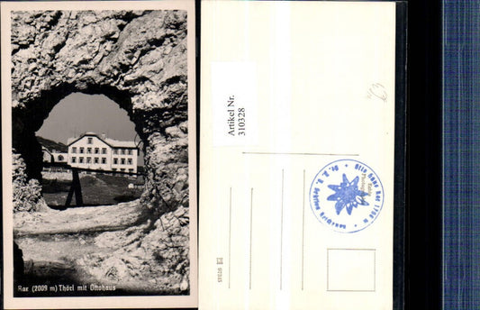 310328,Rax Durchblick Thörl m. Ottohaus Berghütte b. Reichenau