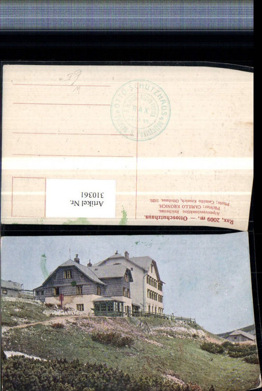 310361,Rax Ottoschutzhaus Berghütte b. Reichenau