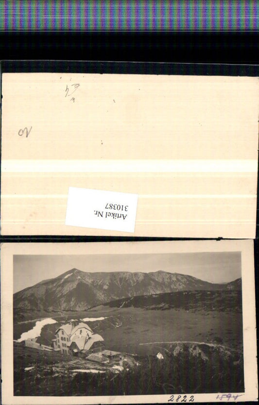 310387,Rax Ottohaus Berghütte b. Reichenau Bergkulisse