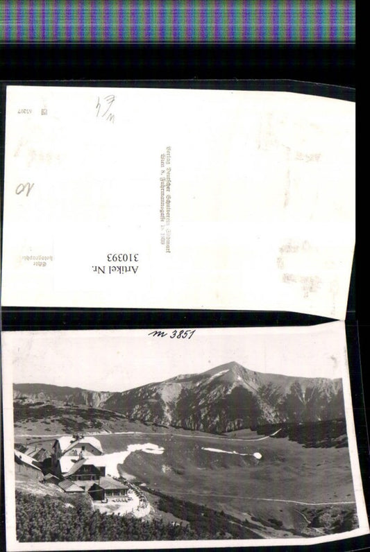 310393,Rax Ottohaus Berghütte b. Reichenau Bergkulisse
