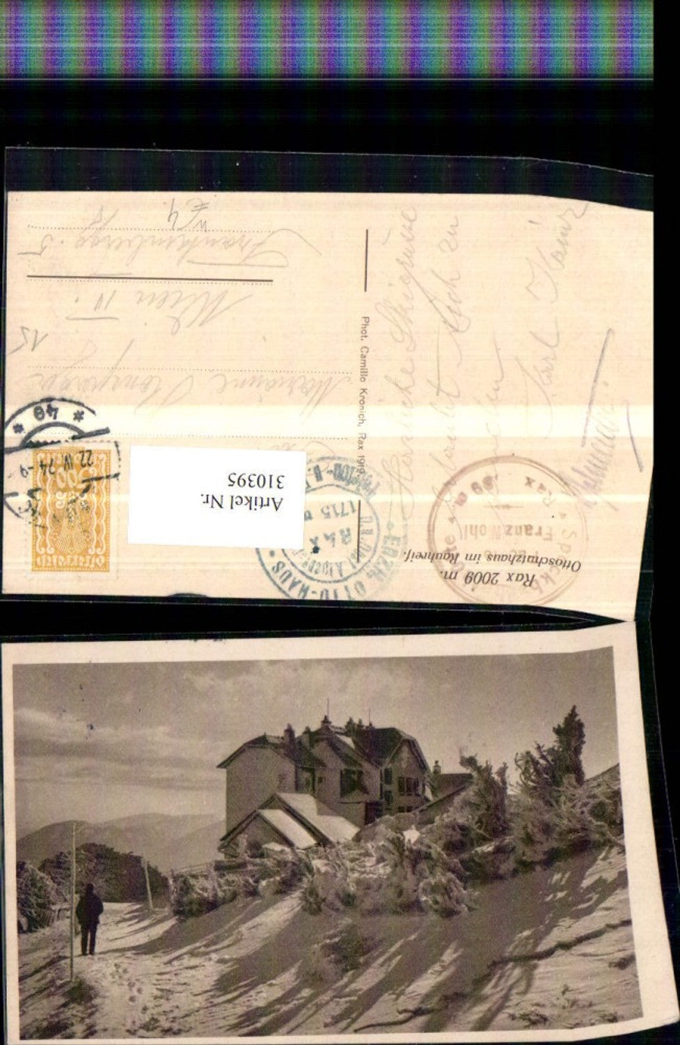 310395,Rax Ottoschutzhaus Berghütte im Rauhreif b. Reichenau