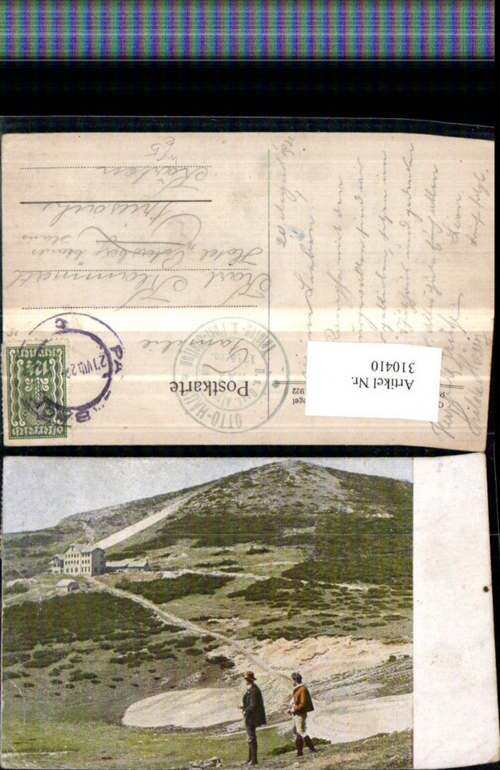 310410,Rax Otto Schutzhaus Berghütte m. Jakobskogel b. Reichenau