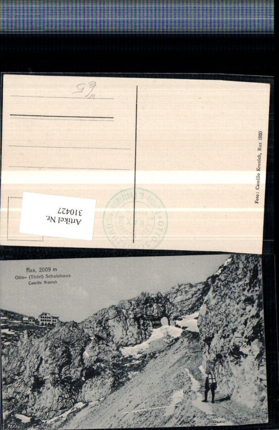 310427,Rax Törlweg Otto-Schutzhaus Berghütte b. Reichenau