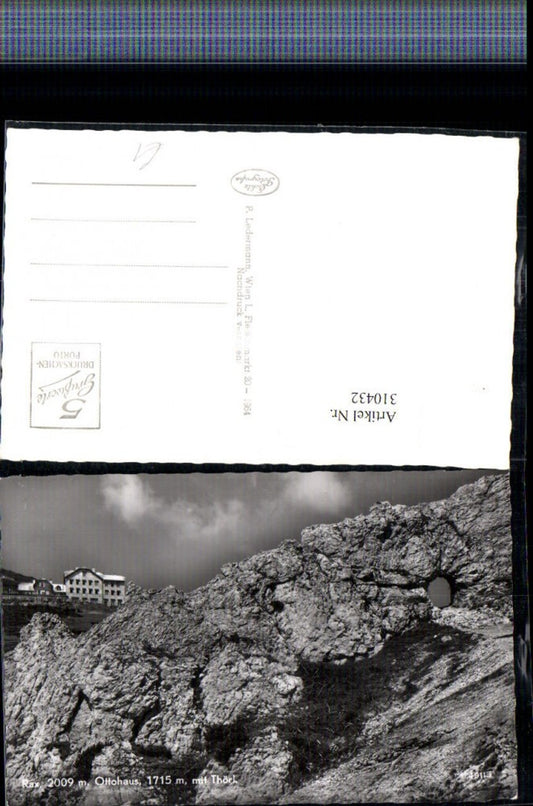 310432,Rax Thörl m. Ottohaus Berghütte b. Reichenau
