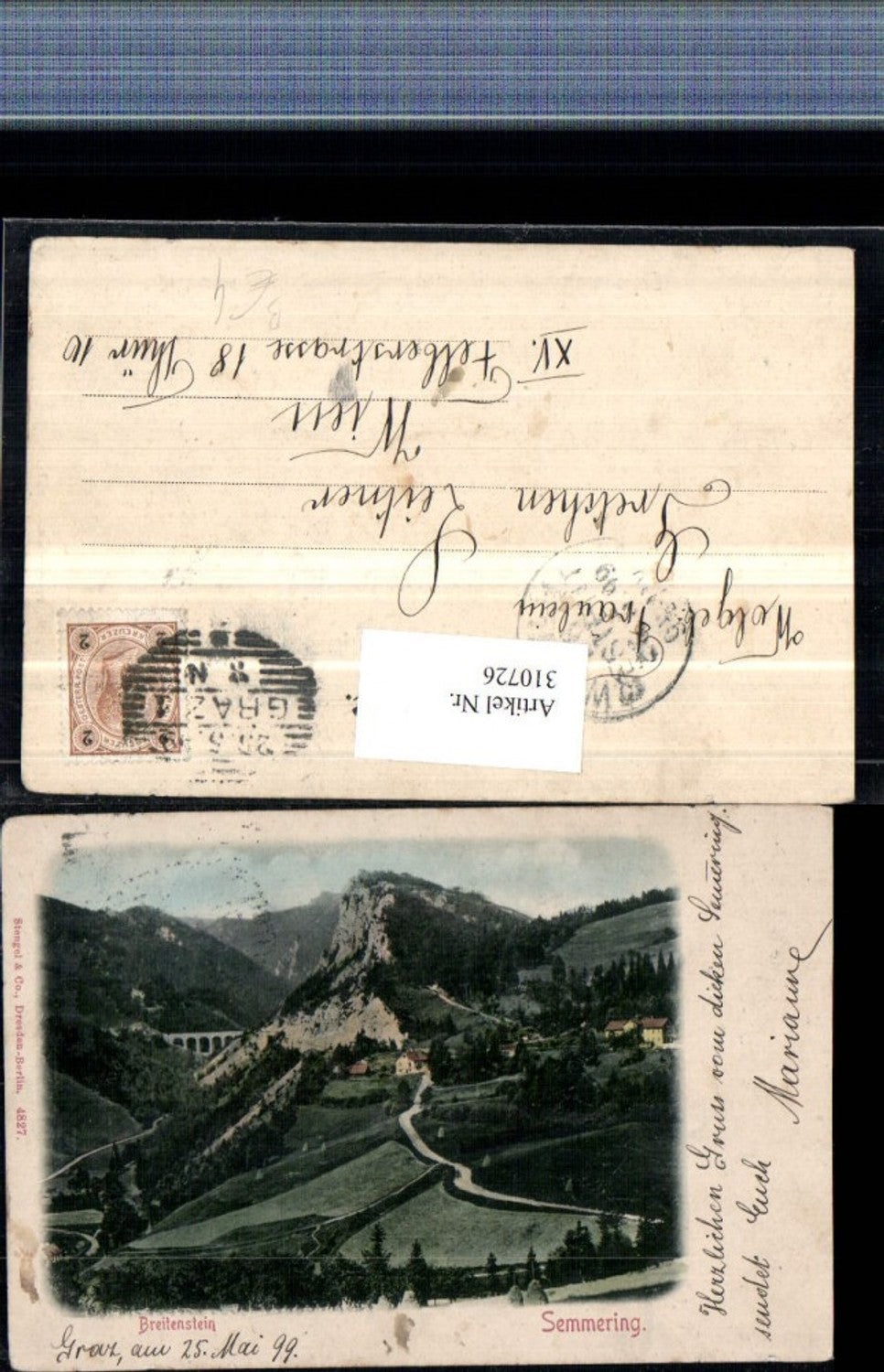 310726,Semmering Breitenstein Viadukt pub Stengel & Co 4827