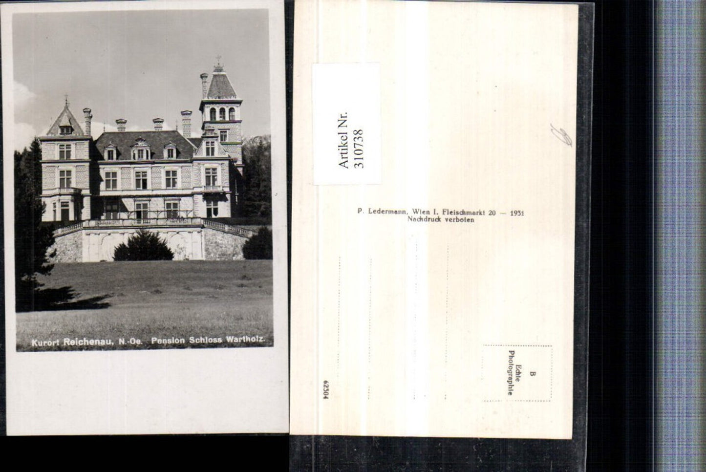 310738,Reichenau an d. Rax Pension Schloss Wartholz