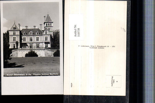 310738,Reichenau an d. Rax Pension Schloss Wartholz