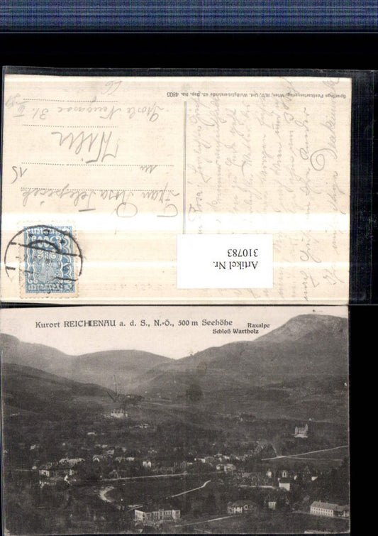 310783,Reichenau an d. Rax Totale Bergkulisse pub Sperling 4805