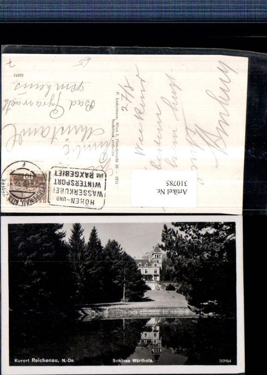 310785,Reichenau an d. Rax Schloss Wartholz