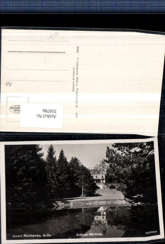 310786,Reichenau an d. Rax Schloss Wartholz