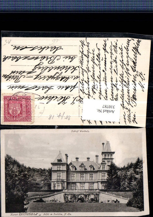 310787,Reichenau an d. Rax Schloss Wartholz