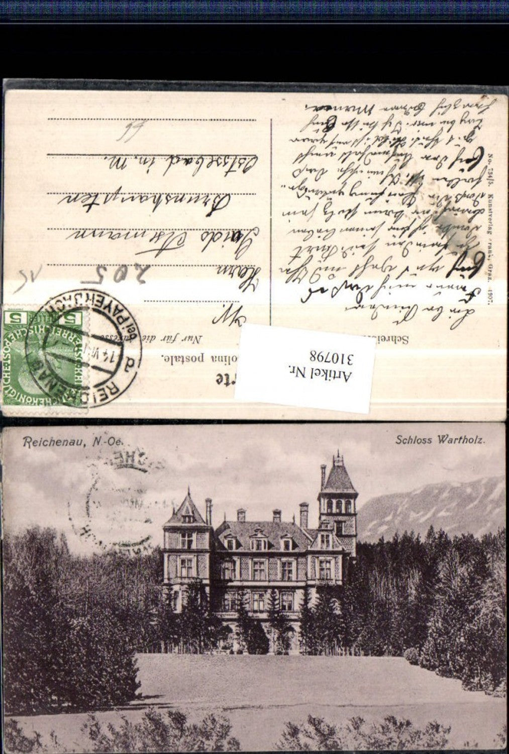 310798,Reichenau an d. Rax Schloss Wartholz