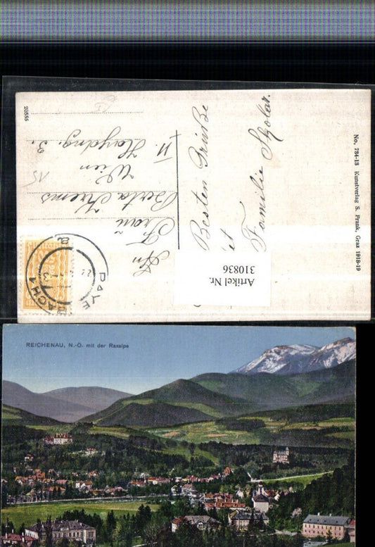 310836,Reichenau an d. Rax Totale m. Raxalpe Bergkulisse