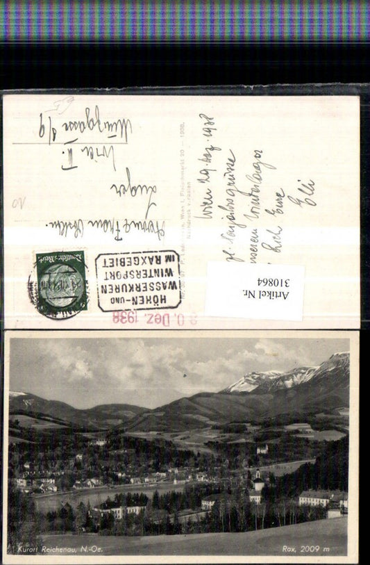 310864,Reichenau an d. Rax Totale m. Rax Bergkulisse