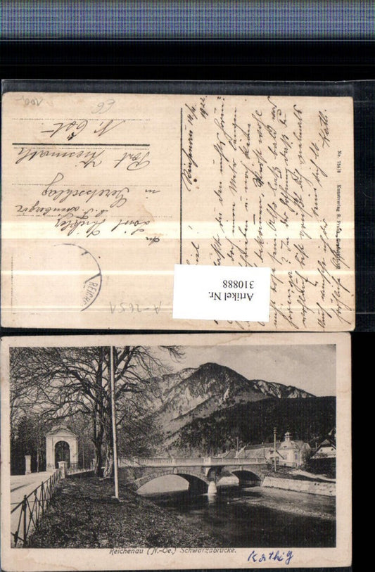 310888,Reichenau an d. Rax Schwarzabrücke Brücke Kapelle