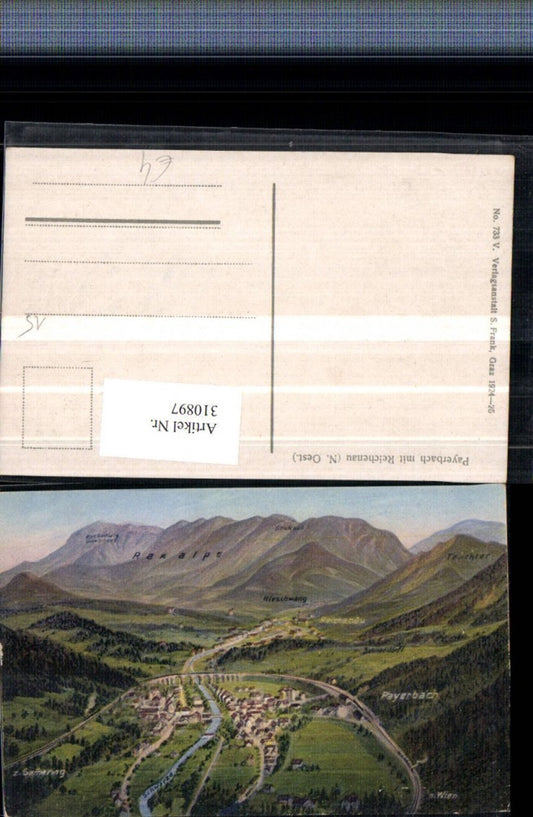 310897,Payerbach m. Reichenau an d. Rax Totale Bergkulisse