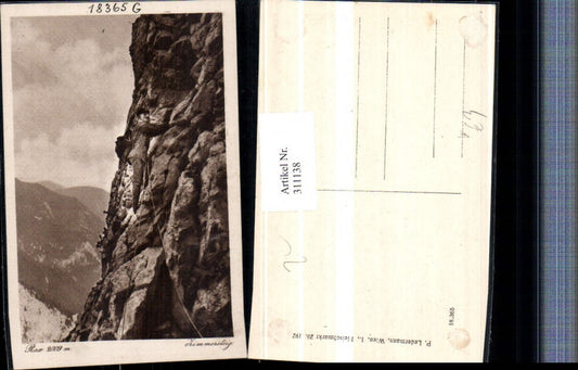 311138,Rax Zimmersteig b. Reichenau Feldwand Kletterer Bergsteiger