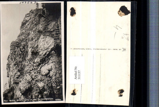 311157,Rax Große Leiter in d. Teufelsbadstube b. Reichenau