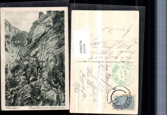 311174,Rax Große Leiter in d. Teufelsbadstube b. Reichenau Bergsteiger