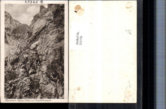 311176,Rax Große Leiter in d. Teufelsbadstube b. Reichenau Bergsteiger