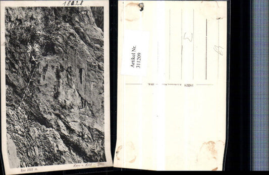 311209,Rax Hans von Haid-Steig b. Reichenau Leiter Bergsteiger