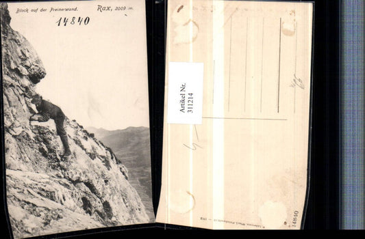 311214,Rax Block auf der Preinerwand b. Prein Bergsteiger