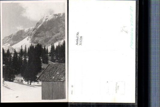 311226,Foto AK Lechnermauern b. Reichenau Schwarzau Bergkulisse Winterbild