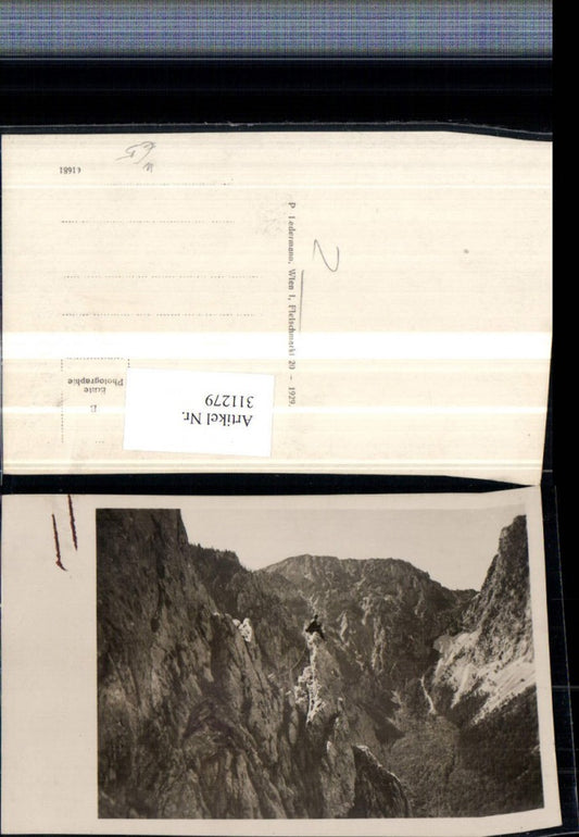 311279,Foto AK Rax Akademiker-Steig b. Schwarzau Bergkulisse