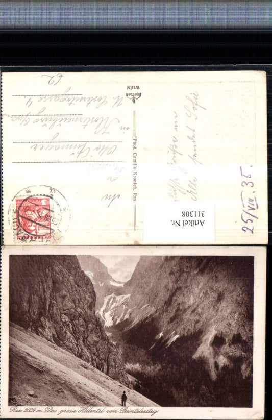 311308,Rax Das große Höllental vom Preintalersteig b. Schwarzau Prein